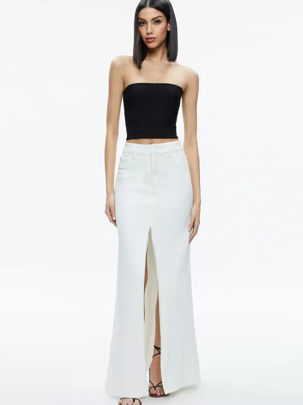 Women Alice and Olivia Alison Full Length Tube Top