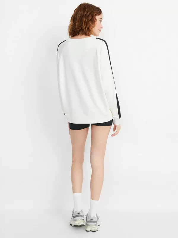 Women Alice and Olivia A+O X Big Feelings Alli Slouchy Crewneck