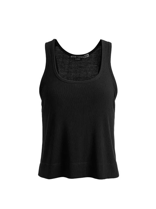 Women Alice and Olivia Avril Boxy Tank