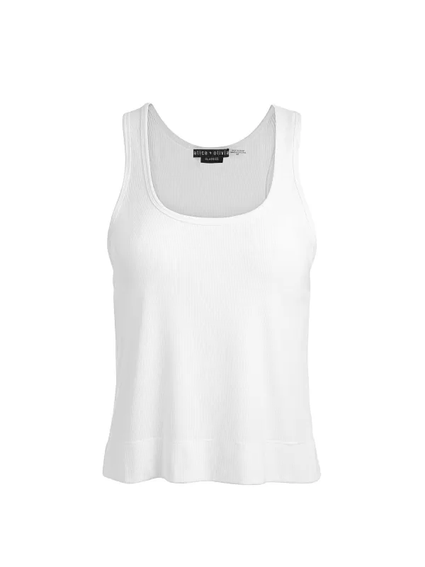 Women Alice and Olivia Avril Boxy Tank