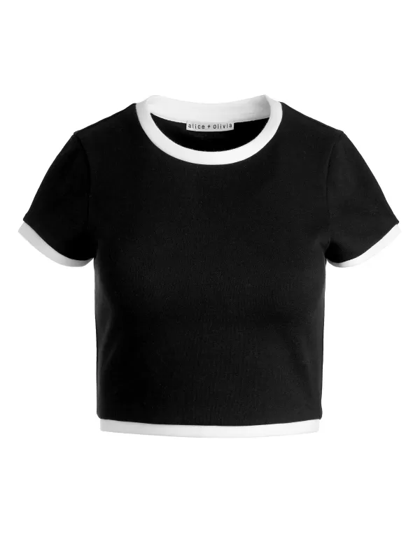 Women Alice and Olivia Baby Tee