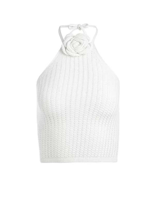 Women Alice and Olivia Bessie Halter Top