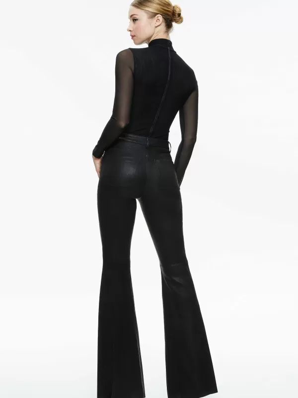 Women Alice and Olivia Clarinda Turtleneck Bodysuit