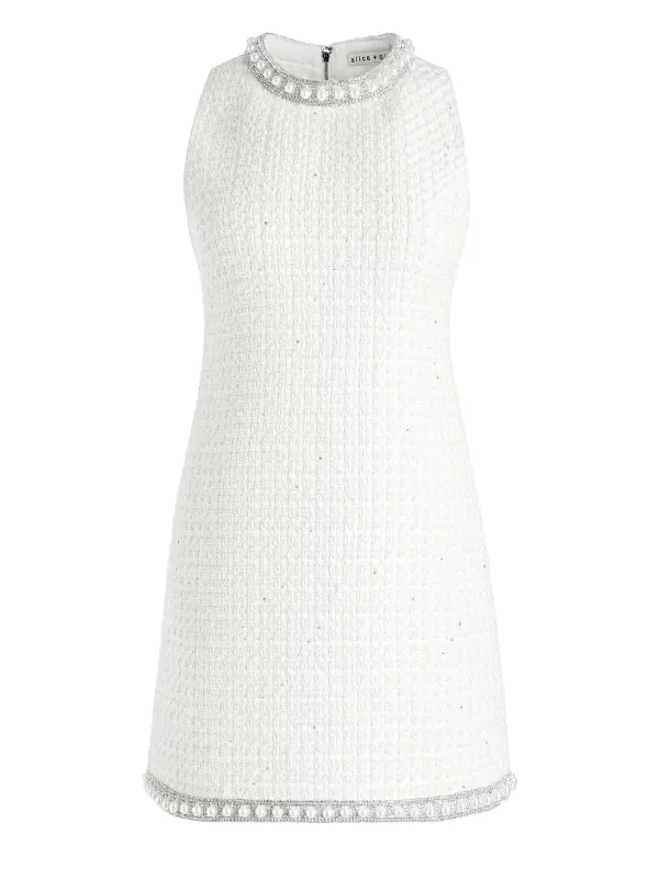 Women Alice and Olivia Coley Embellished Mini Dress