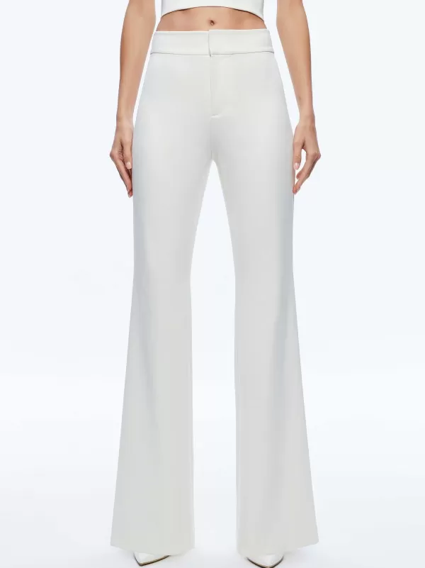 Women Alice and Olivia Deanna High Waisted Bootcut Pant