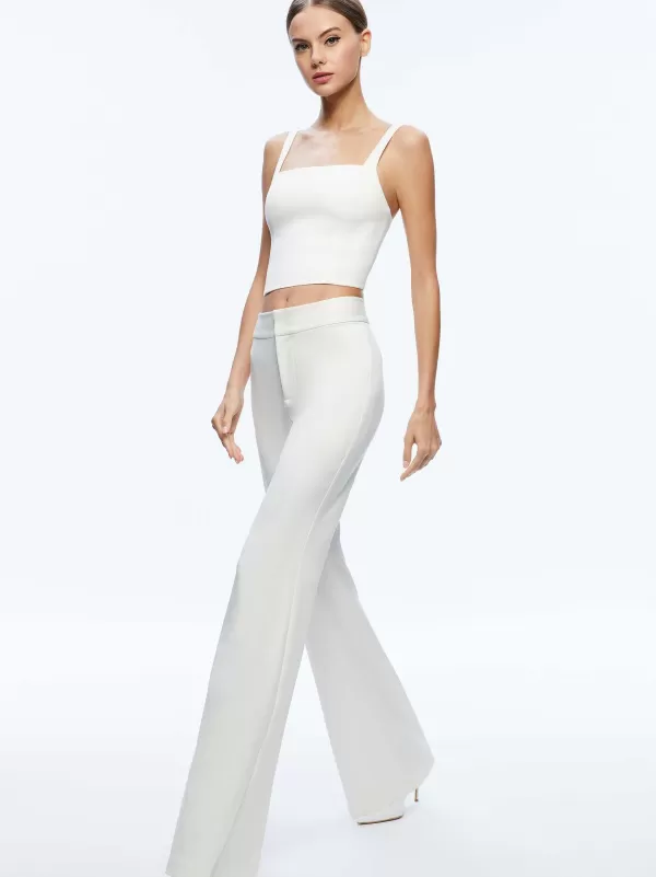 Women Alice and Olivia Deanna High Waisted Bootcut Pant