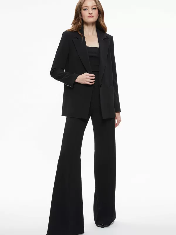 Women Alice and Olivia Denny Notch Collar Boyfriend Blazer