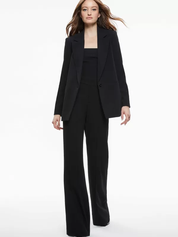 Women Alice and Olivia Denny Notch Collar Boyfriend Blazer