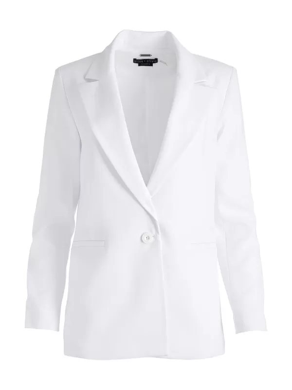 Women Alice and Olivia Denny Notch Collar Boyfriend Blazer