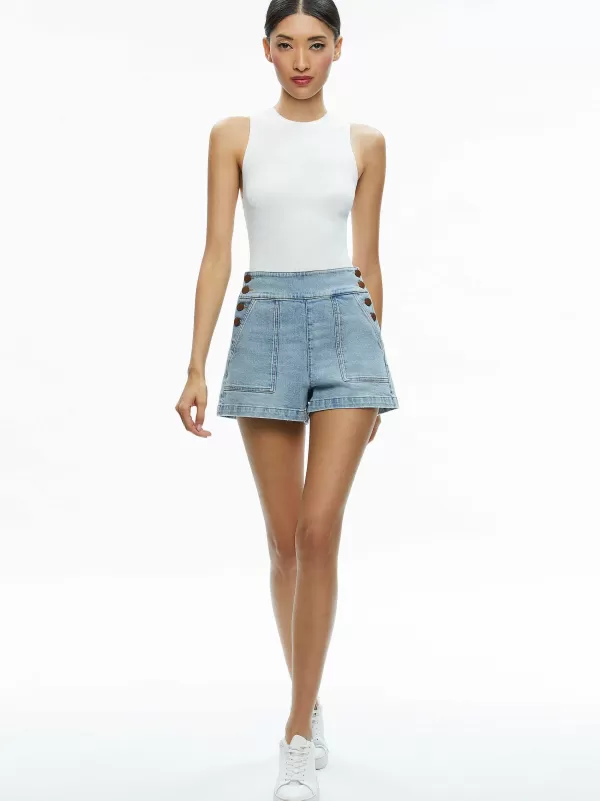 Women Alice and Olivia Donald Jean Short