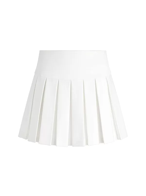 Women Alice and Olivia Emilie Box Pleat Mini Skirt