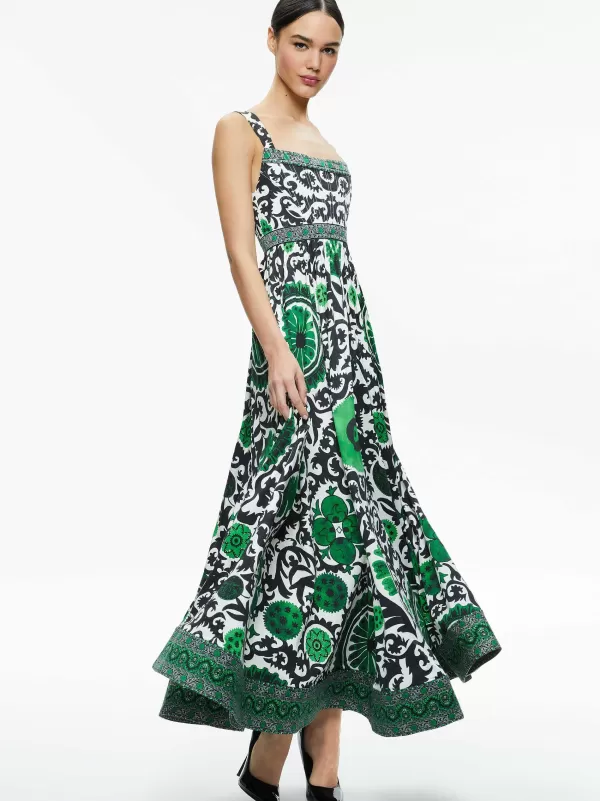 Women Alice and Olivia Guinevere Maxi Dress