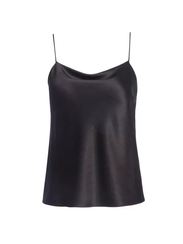 Women Alice and Olivia Harmon Drapey Slip Tank