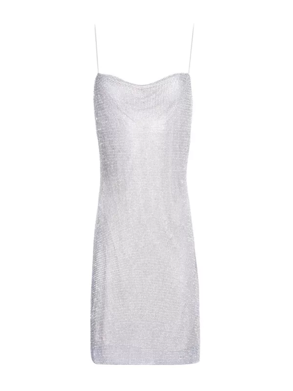 Women Alice and Olivia Harmony Crystal Mini Dress