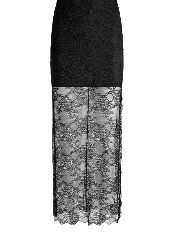 Women Alice and Olivia Iyanna Lace Maxi Skirt