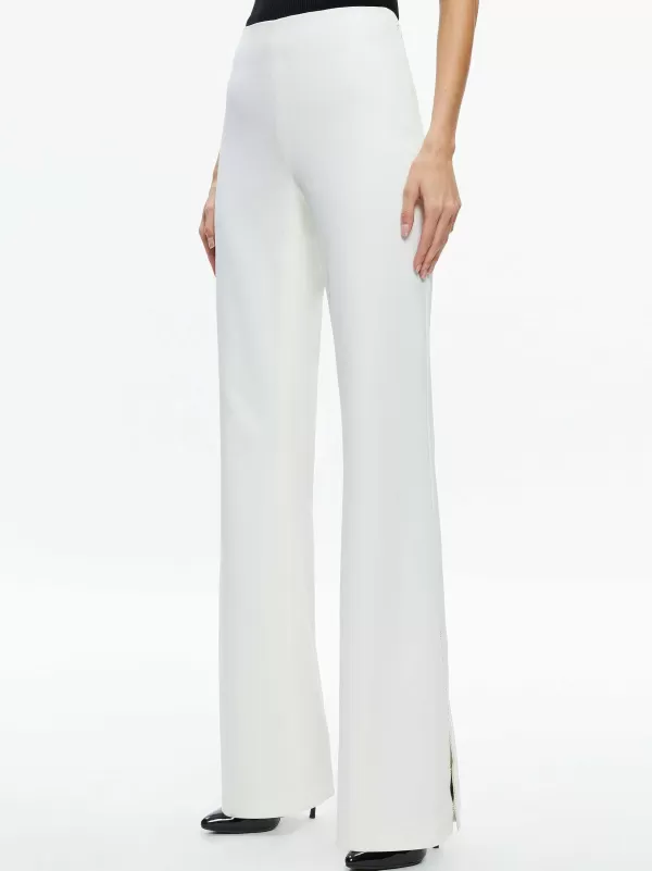 Women Alice and Olivia Lara Side Slit Pant