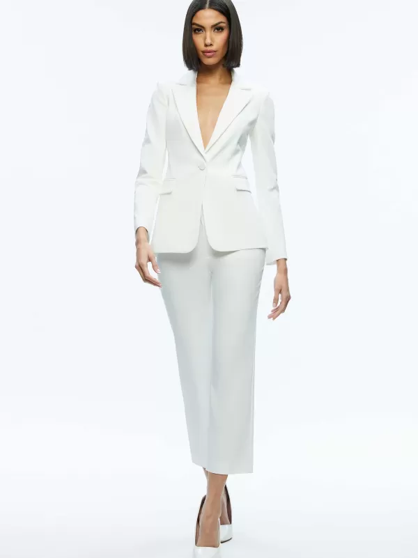 Women Alice and Olivia Macey Slit Sleeve Blazer