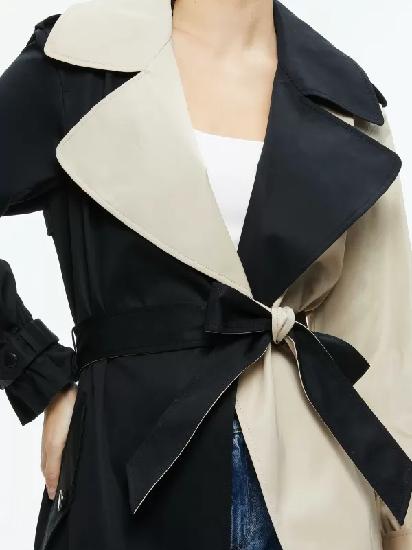 Women Alice and Olivia Nevada Trench Coat