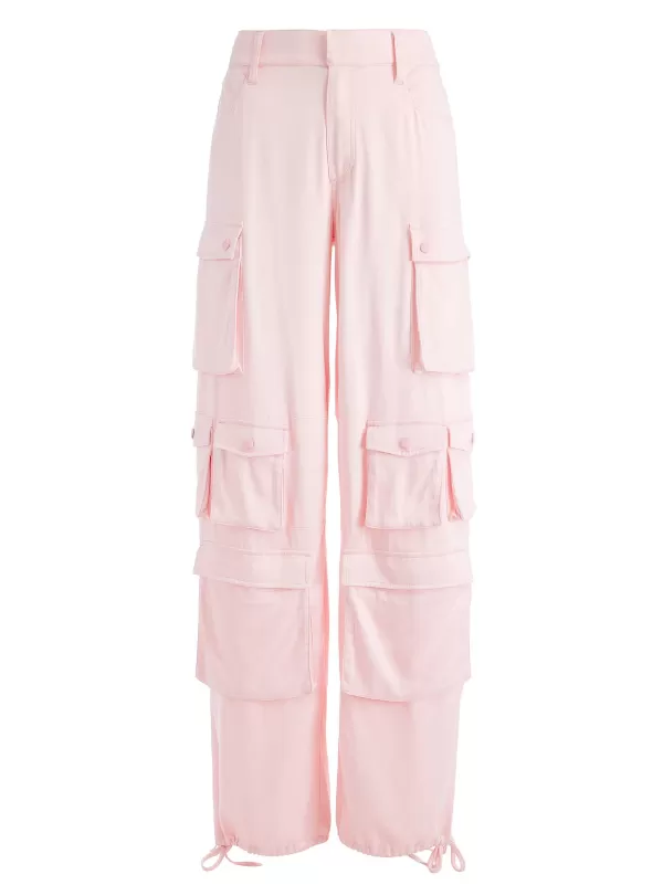 Women Alice and Olivia Olympia Mid Rise Baggy Cargo Pants