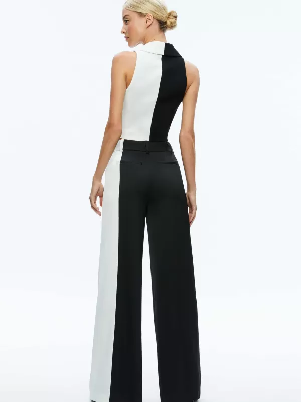 Women Alice and Olivia Pompey Color Block Pant