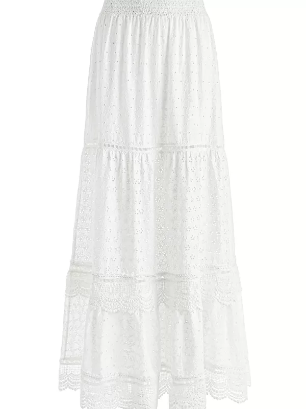 Women Alice and Olivia Reise Panelled Maxi Skirt