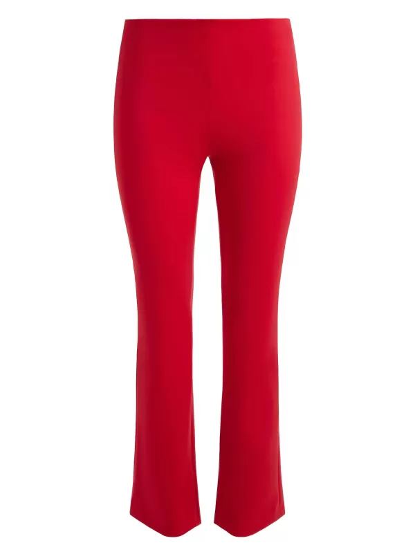 Women Alice and Olivia Rmp Mid Rise Back-Zip Bootcut Ankle Pant