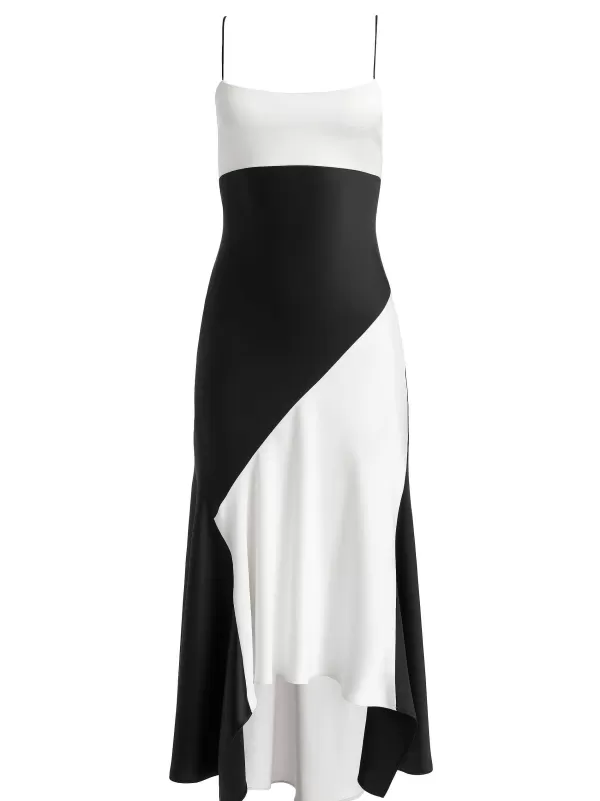 Women Alice and Olivia Rosa Asymmetrical Slip Dress