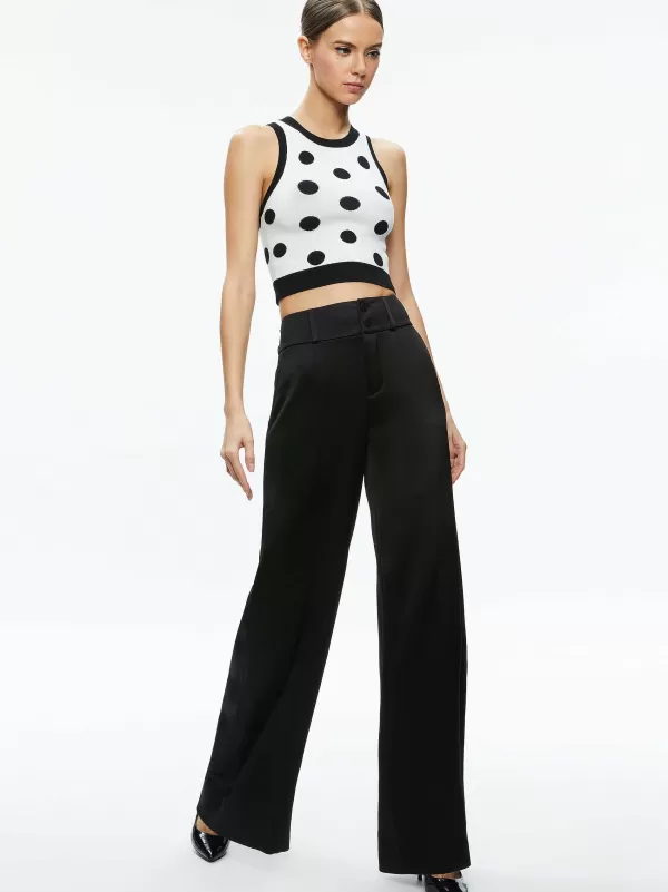 Women Alice and Olivia Rydel Cropped Tank