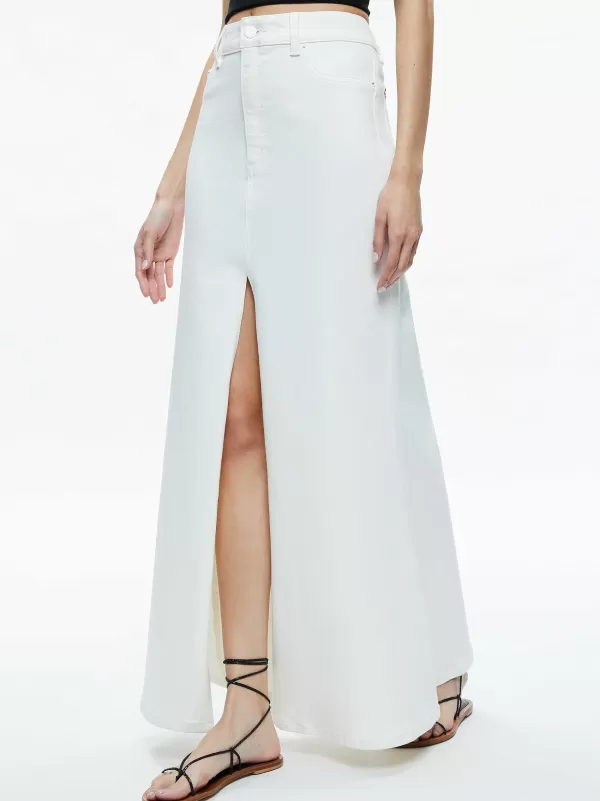 Women Alice and Olivia Rye High Rise Maxi Skirt