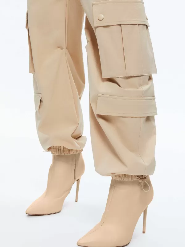 Women Alice and Olivia Shara Mid Rise Parachute Cargo Pants