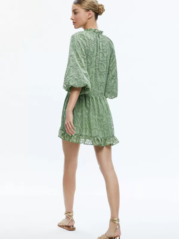 Women Alice and Olivia Sherrie Gathered Tunic Dress