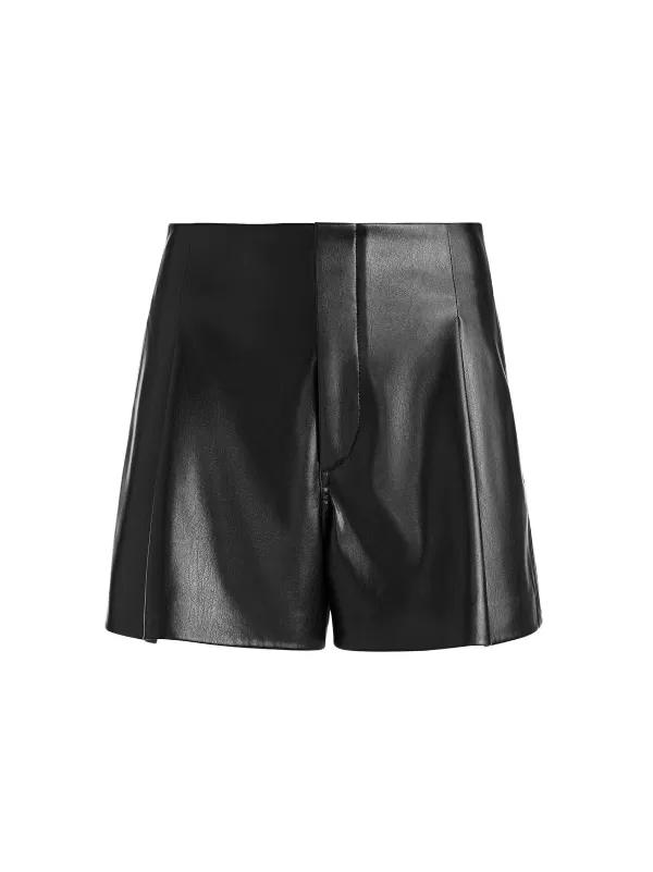 Women Alice and Olivia Steffie Vegan Leather Short