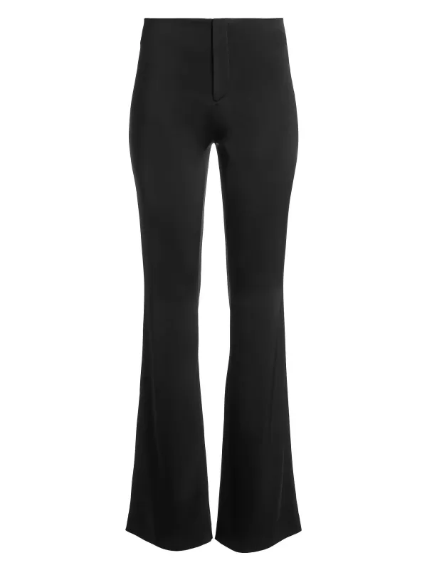 Women Alice and Olivia Teeny Satin Bootcut Pant