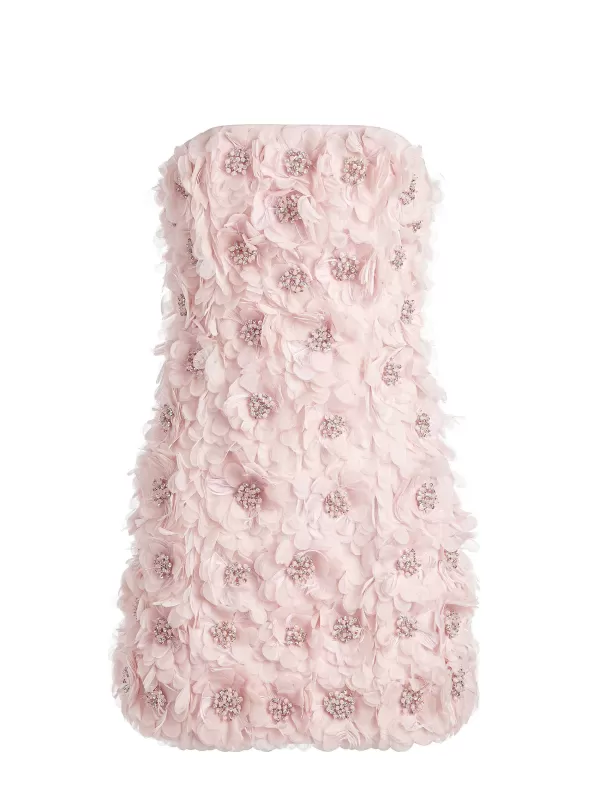 Women Alice and Olivia Velia Embellished Strapless Mini Dress