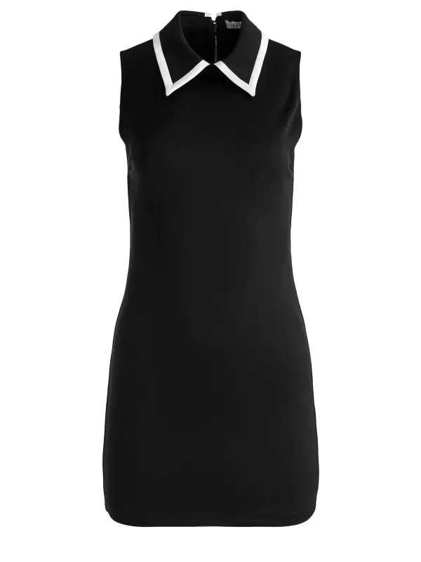 Women Alice and Olivia Wynell Collared Mini Dress